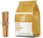 Slofoodgroup Ceylon Cinnamon Sticks - Pure Ceylon Cinnamon Quills 5 Inch Cut Cinnamon Spice from Sri Lanka, True Cinnamon - Cinnamomum Verum, 12 OZ.