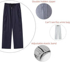 Catheter Leg Bag Pants for Men/Women,Pants for bedridden Patients,Catheter Clothing,Cotton Pants for Urine Bags After Surgery,Drainage Bags Can Be Hidden in Pants