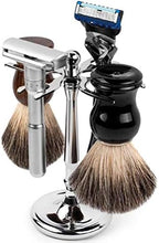 JTLB Classic 4 Prong and Brush Stand,Simple, Colorful and Tough,Shaving Brush Holder Stand Tool, Shaving Accessories for Man (15.3 * 7cm)