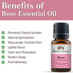 Rose Essential Oil, 100% Pure Undiluted, Aromatherapy Oil for Diffuser, Hair & Skin Care