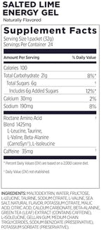 GU Energy, Roctane Ultra Endurance Energy Gel, Salted Lime - 24 Count