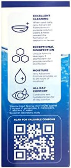 Renu Multi-Purpose Contact Lens Solution Travel Size,2 Fl Oz (Pack of 3)
