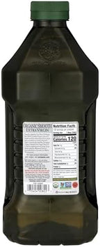 Pompeian USDA Organic Smooth Extra Virgin Olive Oil, Contains Polyphenols, First Cold Pressed, 68 Fl Oz
