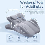27 Degree Couples Pillow for Couples Sweet Spot Intimacy Pillows, Maintains Perfect 28 Angle Every Time, Firm Foam that Won?t Shift, Waterproof & Washable Cover (Black)