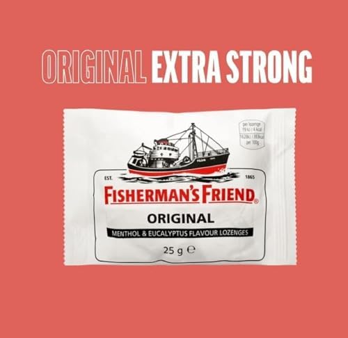 Fisherman's Friend Lozenges - Original Extra Strong - 20 Lozenges each (Pack of 24)
