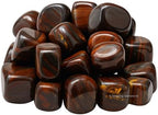 Amazing Gemstone Iron Tiger Eye Crystal Tumbled Stones Polished Rocks - Natural Gem Stones for Healing - DIY Crystals for Protection (1 Piece)