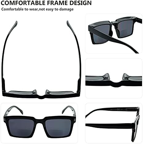 Eyekepper 4-pack Bifocal Reading Glasses for Women - Ladies Stylish Bifocal Readers