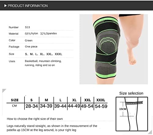 Knee Sleeve, Knee Pads Compression Fit Support -for Joint Pain and Arthritis Relief, Improved Circulation Compression - Wear Anywhere - Single (XXL)