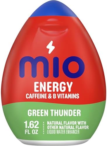 Mio Energy Green Thunder Liquid Water Enhancer 1.62 Fl Oz (Pack of 12)