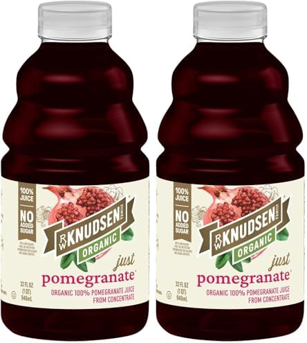 R.W. Knudsen Organic Pomegranate Juice from Concentrate, 32 fl oz (Pack of 2)