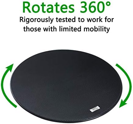 YPC Transfer Disc, Pivot Disc for Transfers, Weight Transfer Device & Mobility Aid with 360 Degree Rotation for Turns, Change in Direction, & Transferring Between Seats, 15inch Diameter(Large)