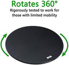 YPC Transfer Disc, Pivot Disc for Transfers, Weight Transfer Device & Mobility Aid with 360 Degree Rotation for Turns, Change in Direction, & Transferring Between Seats, 12" Diameter(Small)