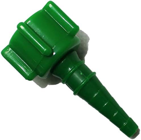 Swivel Barb (Christmas Tree) Oxygen Tubing Green Nipple Connector (Each)