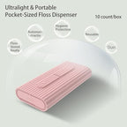 Dental Floss Picks,Handly Floss Dispenser Portable Case 4 Box,Perfect Oral Care Tools for Organizer Floss,Toothpicks Sticks Case Slap Size 40 Count for Travel Teeth Cleaning