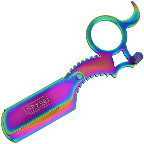 Barber Salon Straight Cut Throat Wet Shaving Razor Shavette Rasoirs Multi Colour
