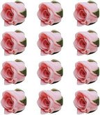 Confect Edible Rose Topper -Edible Blush Pink Rose Cupcake Toppers for Cake & Doughnut Decoration- Vegan, Gluten-Free - Pack of 12