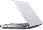 Ruban Case for MacBook Pro 13 A1278 Release 2012-2008, Matte Plastic Hard Shell Cover for MacBook Pro 13.3 inch with CD-ROM (Clear)