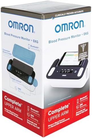 OMRON Complete 2-in-1 Blood Pressure Monitor + EKG for Home Use & Upper Arm Blood Pressure Cuff - #1 Doctor & Pharmacist Recommended Brand - Clinically Validated - Connect App