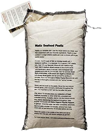 Matiz Valenciano Paella Rice from Spain | Traditional Spanish Medium-Grain | Risotto, Arròs Negre, Seafood Dishes | Natural Flavor | Soy and Gluten Free (1 x 2.2 lbs)