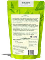 Worldwide Botanicals Organic Orange Peel, Granules – 8 ounces - 100% Citrus sinensis – Sweet Orange Rind, Pith & Zest for Adding Brightness To Teas, Baked Goods, Savory Dishes, & Sauces