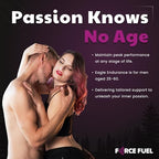 FORCE FUEL Herbal Supplement Sex Pills for Men – Last Longer in Bed and Enhance Erection Sensitivity – Includes Lab-Tested LJ100 Tongkat Ali & KSM-66 Ashwagandha – 30 Doses for Men Eagle Endurance