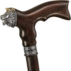 Asterom Walking Cane - Handmade Lion Canes for Men & Women - Wooden, Stylish, Cool Walking Sticks for Men, Seniors