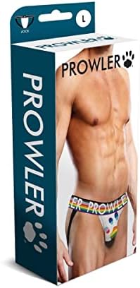 Prowler White Oversized Paw Jock XL - UK Waist Size - 34" - 38" - One Count, White, 34-38