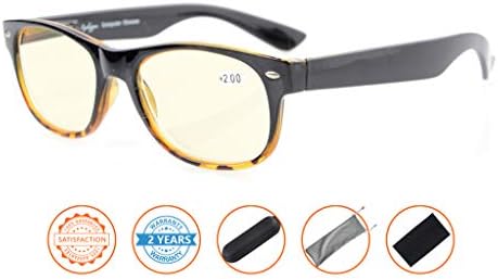 Blue Light Filter UV Protection Classic Eyeglasses Computer Reading Glasses