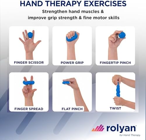 Sammons Preston Therapy Putty, Therapeutic Hand Exerciser, Theraputty for Finger and Hand Rehabilitation, Exercise Putty to Improve Hand Grip Strength, Occupational Therapy, 4 Ounce, Firm, Blue