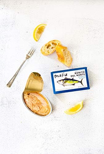 Matiz Bonito Del Norte, 4 Ounce, White Meat Tuna in Olive Oil (5 Tins)