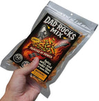 Dad Rocks Mix - Spicy Trail Mix for Men - Funny Father's Day Gift for Dad - Loud Gift for Music Lovers - Hilarious Snack for Rock Dads - Novelty Gag Gift from Kids