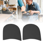 A Pair Boot Heel Replacement, Rubber Heel Replacement for Boots, Rubber Sole Protector for Sneakers Anti Slip Pad Thicken Pad Shoe Repair Accessories (Black)