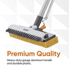 Superio Sponge Mop, Butterfly Squeeze Mop for Tile, Laminate, Bathroom, Kitchen, Garage Floors Commercial/Industrial (Full Mop)