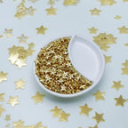 10mm Super Gold Stars Sprinkles Edible Stars Cake Decorating Stars Cake Decorations Cupcake Toppers Cookie Decorating Perfect for Cakes,Cupcakes,Desserts Toppings 3OZ