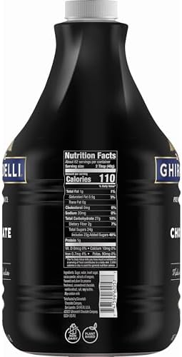 Ghirardelli premium sauce net wt 5 lb, 7.3 Oz, Chocolate, 87.3 Oz