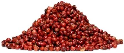Slofoodgroup Whole Pink Peppercorns from Brazil – Dried Pink Pepper Berries, Gourmet Spice for Culinary Use, Salads, Sauces, and Desserts (16 OZ)