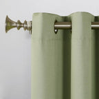 Sun Zero - 53408 Becca Energy Efficient Grommet Curtain Panel, 40" x 84", Sage Green