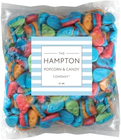 Mini Gummy Skulls Halloween Candy, 2 Pound Bulk Bag, Trick-Or-Treat Party Bag Fillers, Halloween Gummies