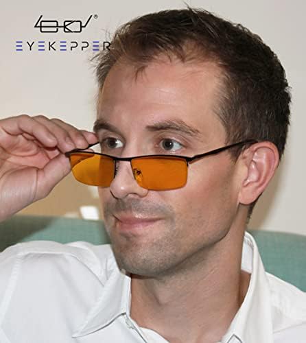 Eyekepper 4-Pack Quality Half-Rim Reading Glasses Readers with Spring Hinges Include Computer Readers for Women Men