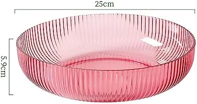 Fruit Bowls 2 PCS Fruit Plate Home Living Room Coffee Table High-grade Fruit Plate Light Luxury Style Dried Fruit Plate Snack Placement Plate fruit basket (Color : B)