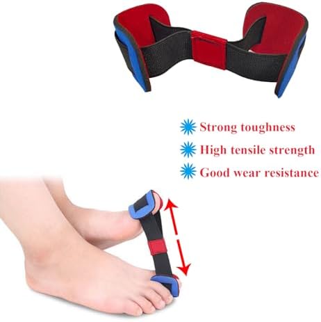 Toe Resistance Bands, Toe Bands for Bunions, Big Toe Strap Bunion Straightener Stretchy Belt, Bunion Corrector Strap, Toe Bunion Stretcher, Bunion Realignment Strap Corrector Foot Pain Relief