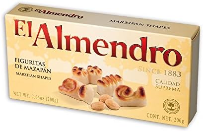 El Almendro Marzipan Shapes (Fuguritas De Mazapan) 7.5oz Single Box - Product of Spain