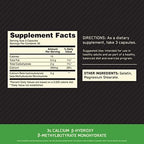 Optimum Nutrition HMB 1000 Caps, 1g of Calcium beta-Hydroxy beta-methylbutyrate per Capsule, 90 Capsules, 30 Servings