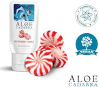 Aloe Cadabra Flavored Personal Lubricant and Vaginal Moisturizer, Organic Edible Aloe Lube for Men, Women and Couples, Non-Staining, pH Balanced, Toy Compatible (Peppermint, 2.5 Ounces, 1 Pack)