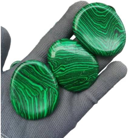 Synthetic Malachite Water Drop Chakra Thumb Worry Crystals and Healing Stones,Stress Relax Reiki Crystal Pocket Palm Stones