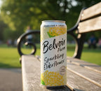 Belvoir Farm Sparkling Elderflower Drink Cans 330ml (Pack of 4)
