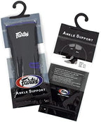 Fairtex AS1 Ankle Guard - Premium Ankle Support for Muay Thai, MMA & Kickboxing - Maximum Support & Comfort. Ideal for Intense Training