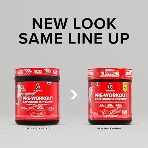 Six Star Pre-Workout Explosion, Watermelon (30 Servings) - Preworkout Energy Powder Supplement for Men & Women - Pre Workout Drink Mix with Creatine & Beta Alanine - Sports Nutrition Products
