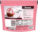 Hershey's Kisses Strawberry Ice Cream Cone Candy Share Bag Limited Summertime Edition (9 Oz), Pack of 3