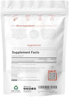 Micro Ingredients 1,000mg Vitamin C Powder for Daily Use | Liposomal Fat-Soluble Form for Better Absorption | Sugar-Free Lemonade Drink Mix | 40 Travel Packets, Fast-Dissolving